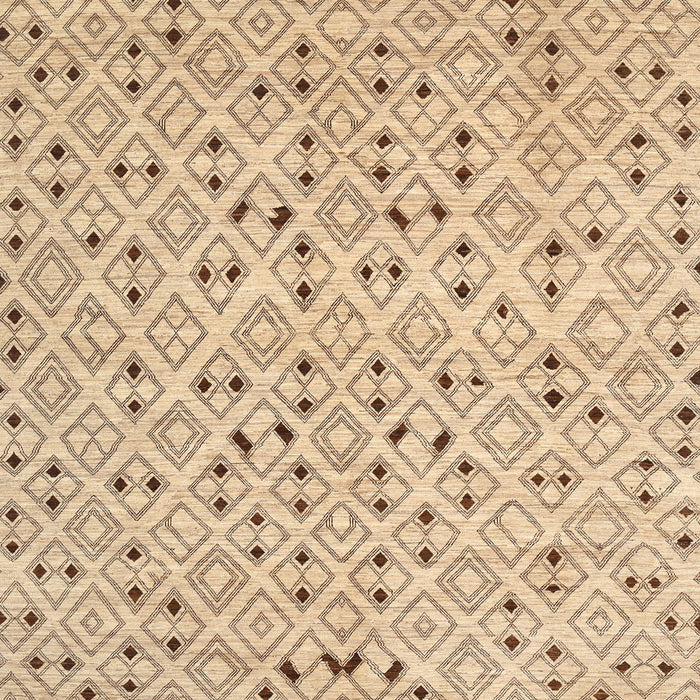 Contemporary Brown Gold Modern Rug, con393