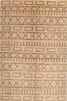Contemporary Bronze Brown Modern Rug, con394