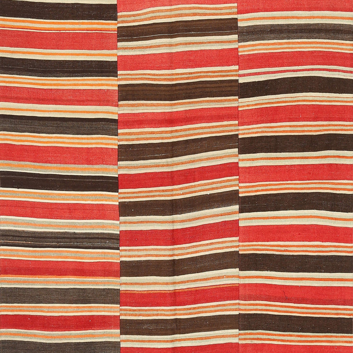 Contemporary Sand Brown Oriental Rug, con396