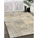 Machine Washable Contemporary Wheat Beige Rug in a Family Room, wshcon397