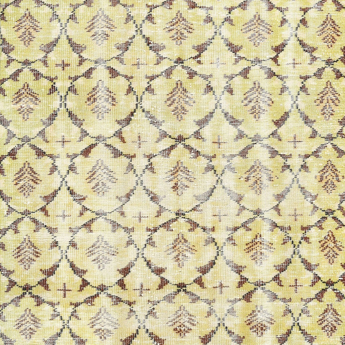 Machine Washable Contemporary Khaki Gold Rug, wshcon398