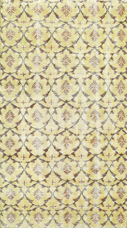 Contemporary Khaki Gold Modern Rug, con398