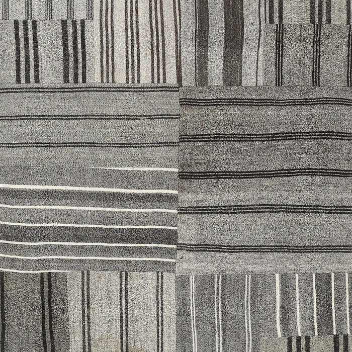 Machine Washable Contemporary Gray Rug, wshcon400