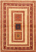 Contemporary Red Modern Rug, con403