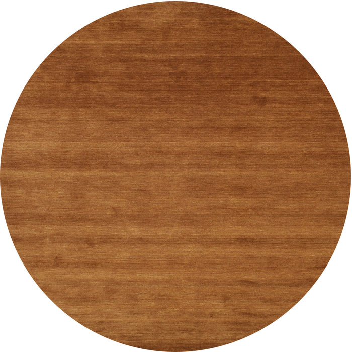 Sideview of Contemporary Mahogany Brown Modern Rug, con40