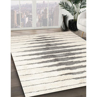 Contemporary Sage Green Solid Rug, con410