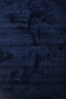 Machine Washable Contemporary Night Blue Rug, wshcon413