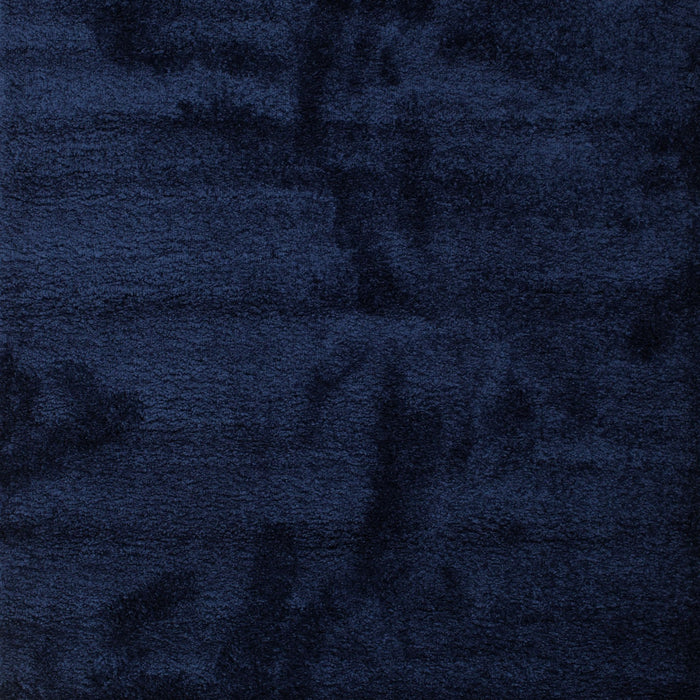 Machine Washable Contemporary Night Blue Rug, wshcon413