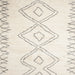 Sideview of Machine Washable Contemporary Champagne Beige Rug, wshcon416