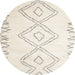 Sideview of Contemporary Champagne Beige Solid Rug, con416