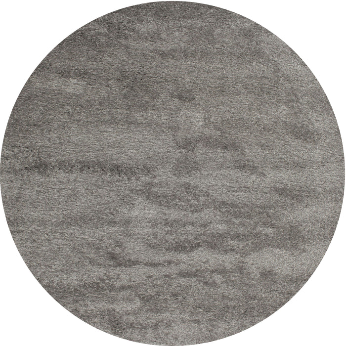 Square Machine Washable Contemporary Gunmetal Gray Rug, wshcon420