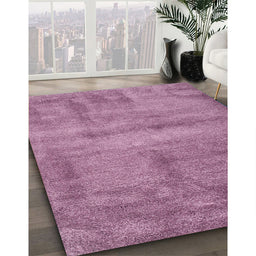 Contemporary Pink Modern Rug in Family Room, con425