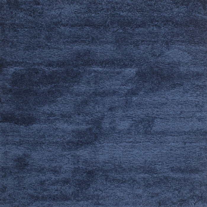 Sideview of Machine Washable Contemporary Azure Blue Rug, wshcon426