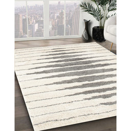 Machine Washable Contemporary Antique White Beige Rug in a Family Room, wshcon427