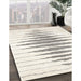 Machine Washable Contemporary Antique White Beige Rug in a Family Room, wshcon427