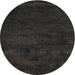 Sideview of Contemporary Black Modern Rug, con428