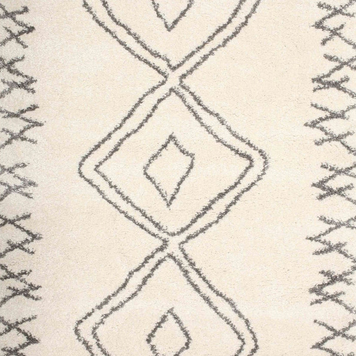 Contemporary Blanched Almond Beige Solid Rug, con431