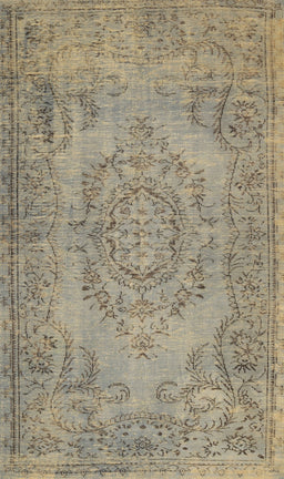 Contemporary Dark Khaki Green Modern Rug, con436