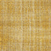 Sideview of Machine Washable Contemporary Chrome Gold Yellow Rug, wshcon439