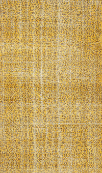 Machine Washable Contemporary Chrome Gold Yellow Rug, wshcon439