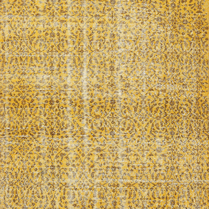 Contemporary Chrome Gold Yellow Modern Rug, con439