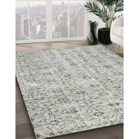 Contemporary Gray Modern Rug, con440