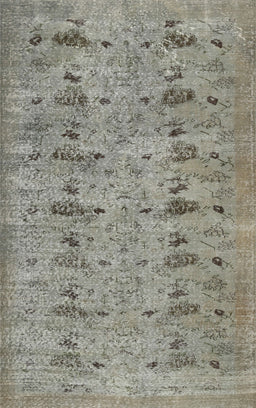 Machine Washable Contemporary Sage Green Rug, wshcon446