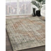 Machine Washable Contemporary Tan Brown Rug in a Family Room, wshcon447