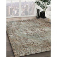 Contemporary Brown Modern Rug, con448