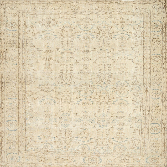 Square Contemporary Brown Modern Rug, con450