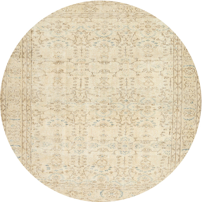 Square Machine Washable Contemporary Brown Rug, wshcon450