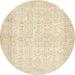 Sideview of Contemporary Brown Modern Rug, con450