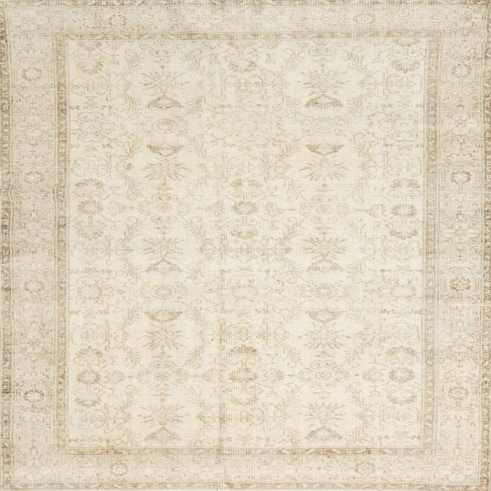 Square Contemporary Brown Modern Rug, con452