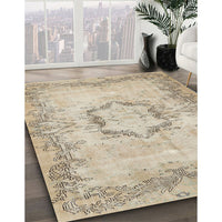 Contemporary Brown Modern Rug, con454