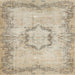 Square Contemporary Brown Modern Rug, con454