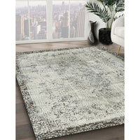 Contemporary Gray Modern Rug, con456