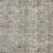 Sideview of Machine Washable Contemporary Pale Silver Gray Rug, wshcon457