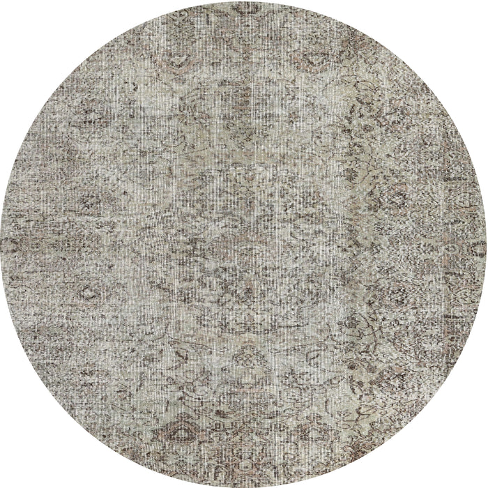 Square Machine Washable Contemporary Pale Silver Gray Rug, wshcon457