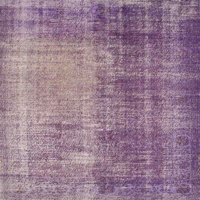 Sideview of Machine Washable Contemporary French Lilac Purple Rug, wshcon458