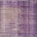 Sideview of Machine Washable Contemporary French Lilac Purple Rug, wshcon458