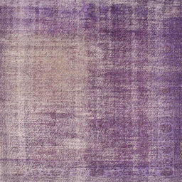 Square Contemporary French Lilac Purple Persian Rug, con458