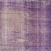 Square Contemporary French Lilac Purple Persian Rug, con458