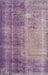 Machine Washable Contemporary French Lilac Purple Rug, wshcon458