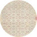 Square Machine Washable Contemporary Wheat Beige Rug, wshcon461