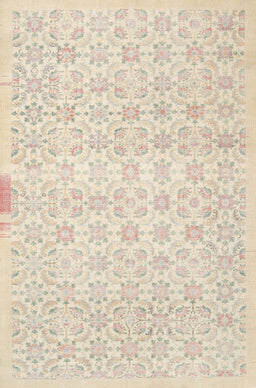 Contemporary Wheat Beige Modern Rug, con461