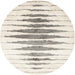 Sideview of Contemporary Champagne Beige Solid Rug, con467