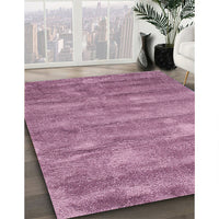 Contemporary Pink Modern Rug, con468