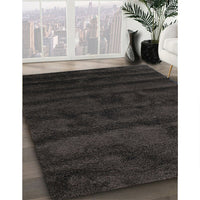 Contemporary Charcoal Gray Modern Rug, con469