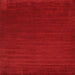 Square Contemporary Red Modern Rug, con46