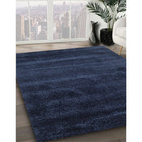 Contemporary Blue Modern Rug, con471